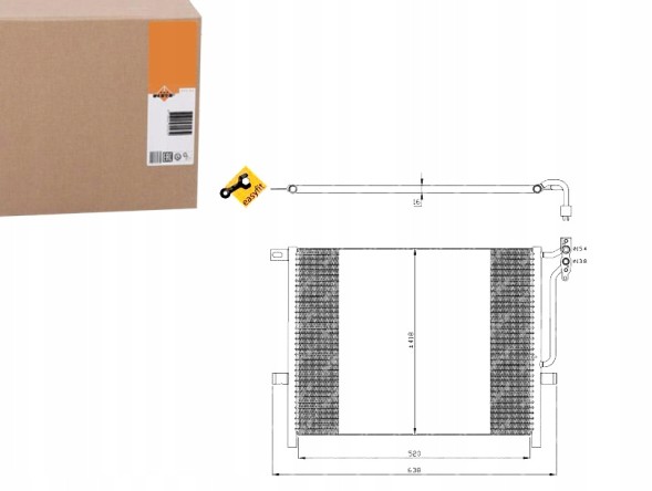 NRF 86227828 NRF Nrf35589 осушувач кондиціонера bmw e46 + очищувач