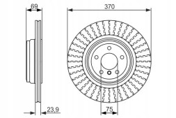 Bosch 0 986 479 730 Гальмівний диск задній вентильований 0 986 479 730