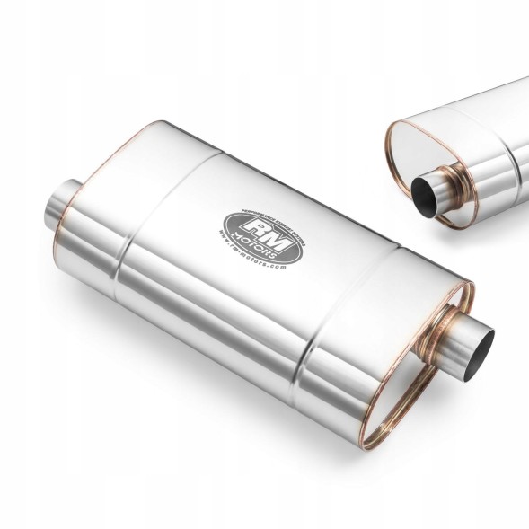 RM Motors E003/70/300 Глушник еліптичний універсальний E003 300 мм No 70 мм
