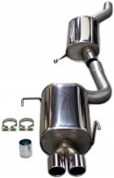TA-Technix 02AU042-8-2 Спортивна вихлопна система CATBACK 2x80 TA 02AU042-8 AUDI 80 B4 S2 (8C2, 8C5)