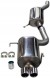 TA-Technix 02AU042-8-2 Спортивна вихлопна система CATBACK 2x80 TA 02AU042-8 AUDI 80 B4 S2 (8C2, 8C5)