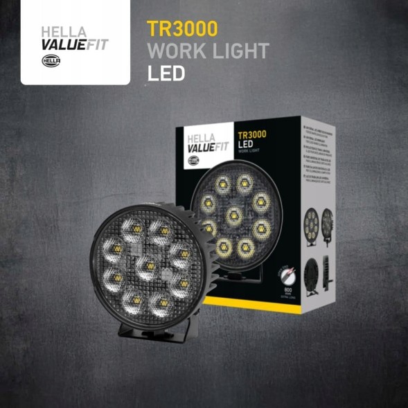 112&amp;tech HELLA-1G0-357-113-002-OŻWIETLENIE-POMOCNICZE Світлодіодний робочий прожектор VALUEFIT 31W 5700K для трактора