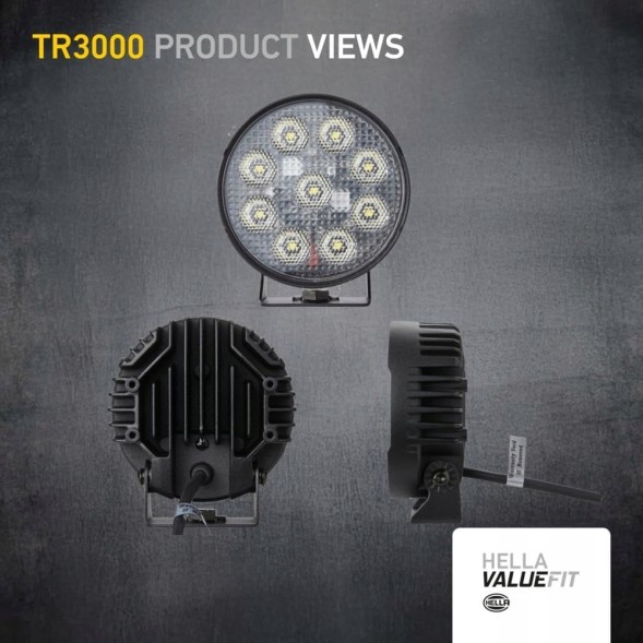 112&amp;tech HELLA-1G0-357-113-002-OŻWIETLENIE-POMOCNICZE Світлодіодний робочий прожектор VALUEFIT 31W 5700K для трактора