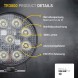 112&amp;tech HELLA-1G0-357-113-002-OŻWIETLENIE-POMOCNICZE Світлодіодний робочий прожектор VALUEFIT 31W 5700K для трактора