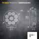 112&amp;tech HELLA-1G0-357-113-002-OŻWIETLENIE-POMOCNICZE Світлодіодний робочий прожектор VALUEFIT 31W 5700K для трактора