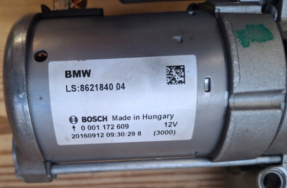 BMW OE 12418621840 8621840 12418625996 8625996 BMW F20 F30 G01 G11 G12 G02 G20 G21 G30 СТАРТЕР Х3 5 3