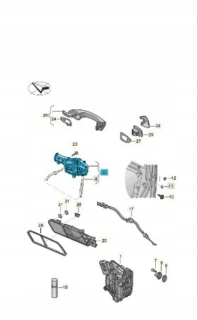 Audi OE ОРИГІНАЛЬНИЙ VAG OE 5NN837812C НАПРЯМНИК