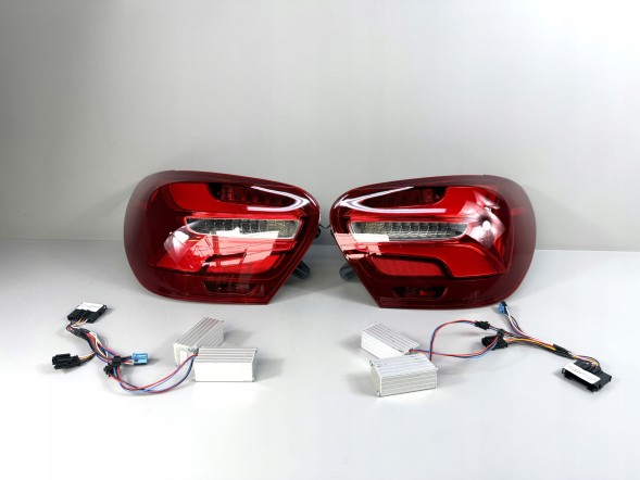 Dac MERCEDES A KLASA W176 W176 LIFT LAMPY LED ZMIANA Z ZWYKŁYCH UPGRADE DAC176 906 2300/2400GZ Задні ліхтарі для MERCEDES A W176 2013-2017, права та ліва сторона, комплект LED, змінені