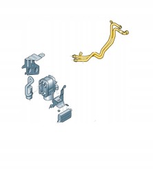 Volkswagen OE 5N0815097 Трубка системи охолодження Volkswagen OE задня