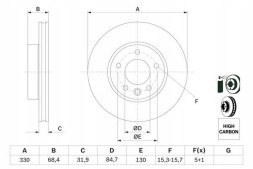 Bosch 0 986 479 248 Bosch 0 986 479 248 гальмівний диск 0986479248