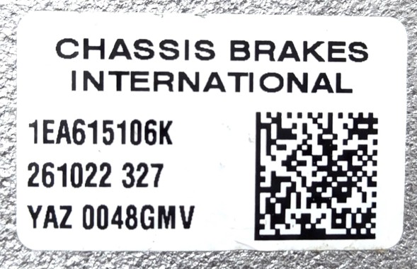 Audi OE 1EA615106K Audi VW Затискач гальмівний правий колодки vw id3 id4 audi q4 1ea615106k