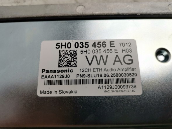 Volkswagen OE 5H0035456E, DWP481172OE Підсилювач VW ID.3 5H0035456E