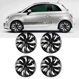 AD BRAKE B0FWF2B5Q8 КОЛПАКИ 16 ДЮЙМІВ ABS УНІВЕРСАЛЬНІ ЗАТИСКНІ ДЛЯ АВТОМОБІЛЯ 4 ШТ. сталевий