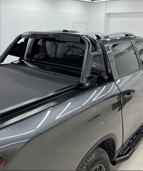 Китай PRB02_SSM Труби SsangYong Musso, окантовка багажника Hamar чорна