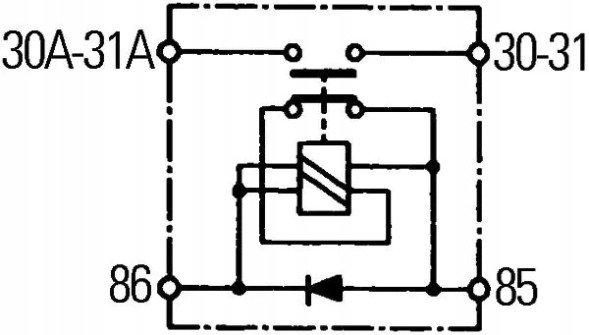 Hella 6EK 008 776-031 Головний вимикач акумулятора 6ek 008 776-031