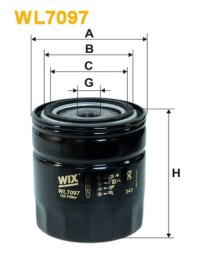 WL7097 WIX FILTERS Фільтр оливи