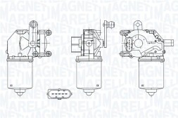Magneti Marelli TGE500PM Двигун склоочисника передній - MAGNETI MARELLI 064050002010