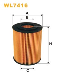 WL7416 WIX FILTERS Фільтр оливи