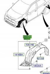 Kia OE 86812-G6000, 86811-G6000 ПЕРЕДНИЙ ПЕРЕДНИЙ ПРАВИЙ ЛІВИЙ KIA PICANTO III 20-ПІД