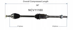GSP NCV11160 ПРИВОДНА ПІВВІСЬ ПЕРЕДНЯ ПРАВА FORD C-MAX HYBRID 2013-2018