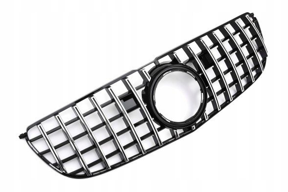 Китай 11294 Решітка Mercedes GLS X166 GT Style Black Chrome 16-19