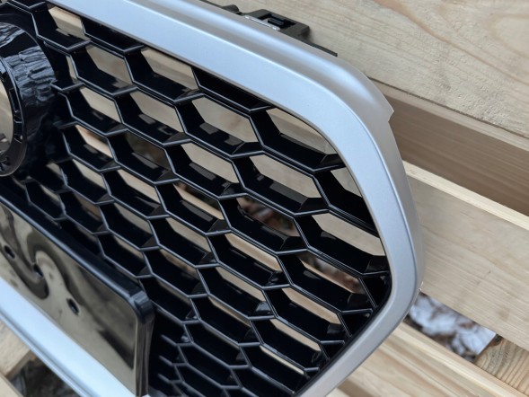 Pulse A6-RS137 Решітка радіатора Audi A6 C7 11-14 Срібляста рама Стиль RS6 QUATTRO