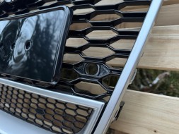 Pulse A6-RS137 Решітка радіатора Audi A6 C7 11-14 Срібляста рама Стиль RS6 QUATTRO
