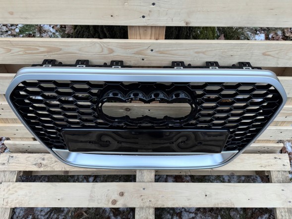 Pulse A6-RS137 Решітка радіатора Audi A6 C7 11-14 Срібляста рама Стиль RS6 QUATTRO