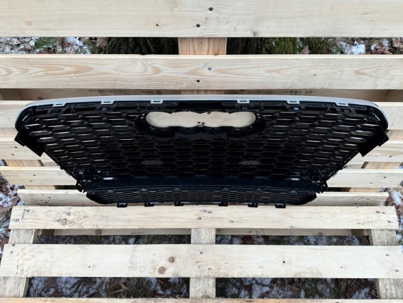 Pulse A6-RS137 Решітка радіатора Audi A6 C7 11-14 Срібляста рама Стиль RS6 QUATTRO