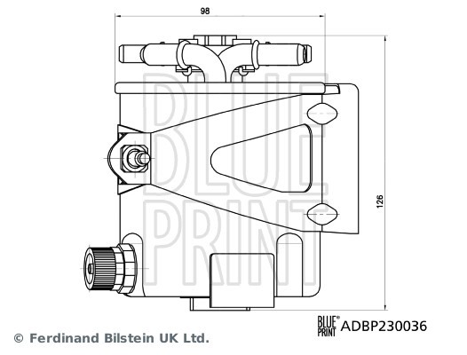 ADBP230036 BLUE PRINT Фільтр палива