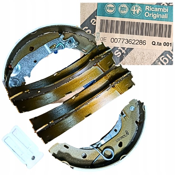 Fiat OE 77362286 Гальмівні щелепи задні fiat ducato boxer jumper iveco daily 77362286 254мм