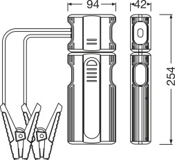OJS010 OSRAM Osram Бустер пусковий пристрій 500Amps
