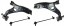 Mazda OE WBEURO/G46C34300+G46C34350+KD3534170 Передній важіль Mazda OE правий лівий зі стійками
