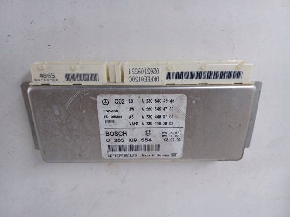 Mercedes-Benz OE A2305404545-MERC MERCEDES SL R230 W230 230 ЛІФТ МОДУЛЬ КОНТРОЛЕР НАСОСА ESP A2305404545