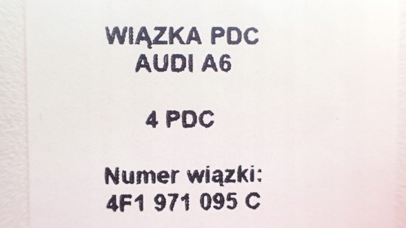 VAG-SYSTEM AUB4F10CPSA000 НОВИЙ ПРОМІНЬ 4 PDC ПЕРЕДНІЙ AUDI A6 4F1971095C ПЕРЕД ЛІФТОМ