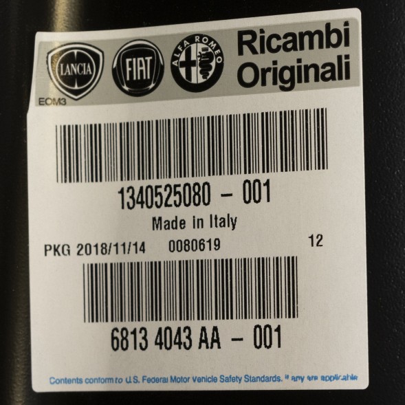 Fiat OE Посилення лонжерона бокове Fiat Ducato 1340525080
