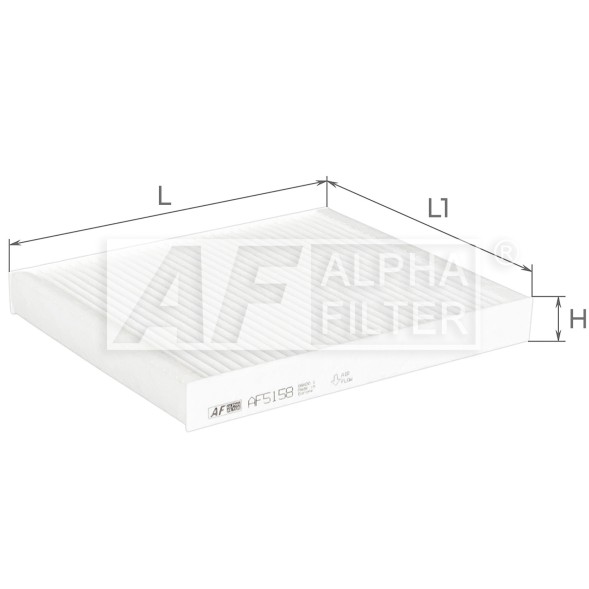 AF5158 ALPHA FILTER Фільтр салону