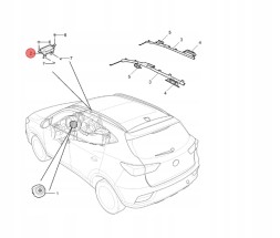 MG OE 10183523 Подушка безпеки пасажира MG ZS I