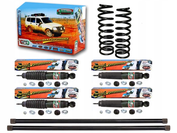 EFS 4WD MIT-101ER ПРУЖИНИ АМОРТИЗАТОРИ ТЯГИ +2 ДЮЙМИ PAJERO II EFS