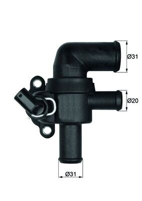 TI 53 90 MAHLE ORIGINAL Термостат