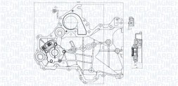 MAGNETI MARELLI 351516000155 Magneti marelli масляний насос hyundai
