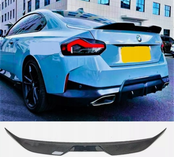 Китай 1200AVC12123 СПОЙЛЕР ЛОТКА НАКЛАДКА BMW 2 M2 G42 G87 CARBON СПОЙЛЕР Задній