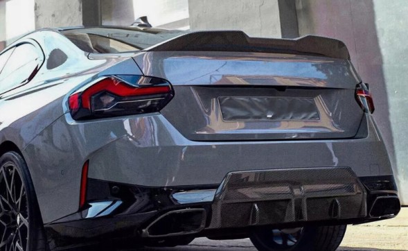 Китай 1200AVC12123 СПОЙЛЕР ЛОТКА НАКЛАДКА BMW 2 M2 G42 G87 CARBON СПОЙЛЕР Задній