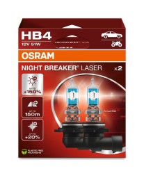 9006NL 2HB OSRAM Автолампа Osram HB4 12V 51W P22D к т 2 шт