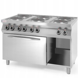 Китай WEW-SC-HP-1006018 Електрична плита Hendi 6x2.6кВт з духовкою GN1/1 120см для гастрономії, сертифікат CE