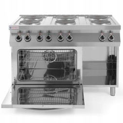 Китай WEW-SC-HP-1006018 Електрична плита Hendi 6x2.6кВт з духовкою GN1/1 120см для гастрономії, сертифікат CE