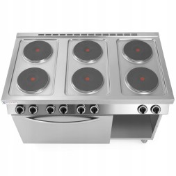 Китай WEW-SC-HP-1006018 Електрична плита Hendi 6x2.6кВт з духовкою GN1/1 120см для гастрономії, сертифікат CE