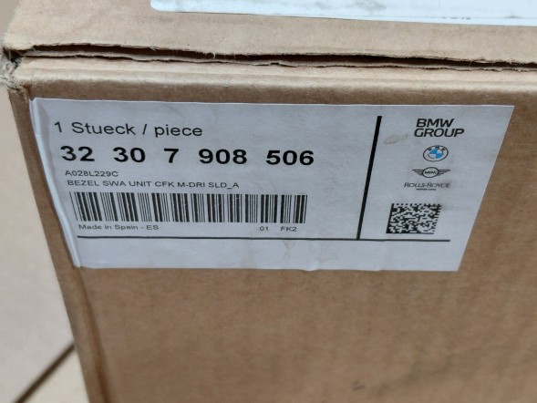 BMW OE Накладка на кермо BMW G80 LCI G81 LCI G82 LCI G83 LCI з карбону 7908506 НОВА