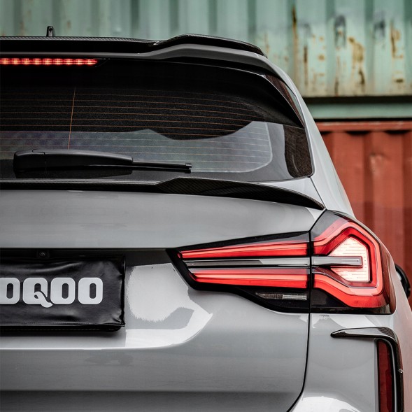 Китай T-309 Карбоновий спойлер на дах BMW X3M F97 / F97 LCI, стиль SQ (Dry-Carbon)