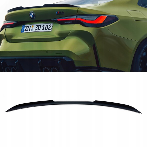 Китай SP2456 Спойлер для люка багажника BMW Серії 4 G22 / M4 G82 M4 Style Чорний Блиск